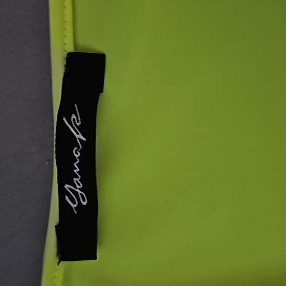 Yana K Neon Yellow Cover Up Dress - Picture 4 of 6